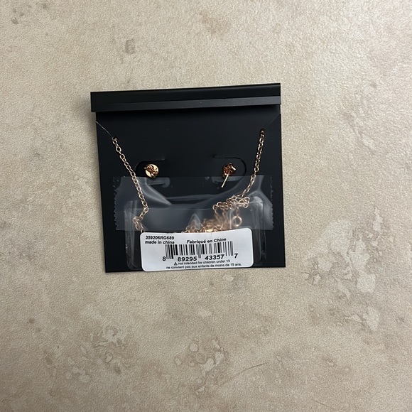 NWT Coach Earring & Necklace Set - Picture 2 of 3